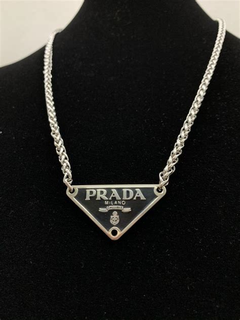 prada silver jewlery|vintage prada jewelry.